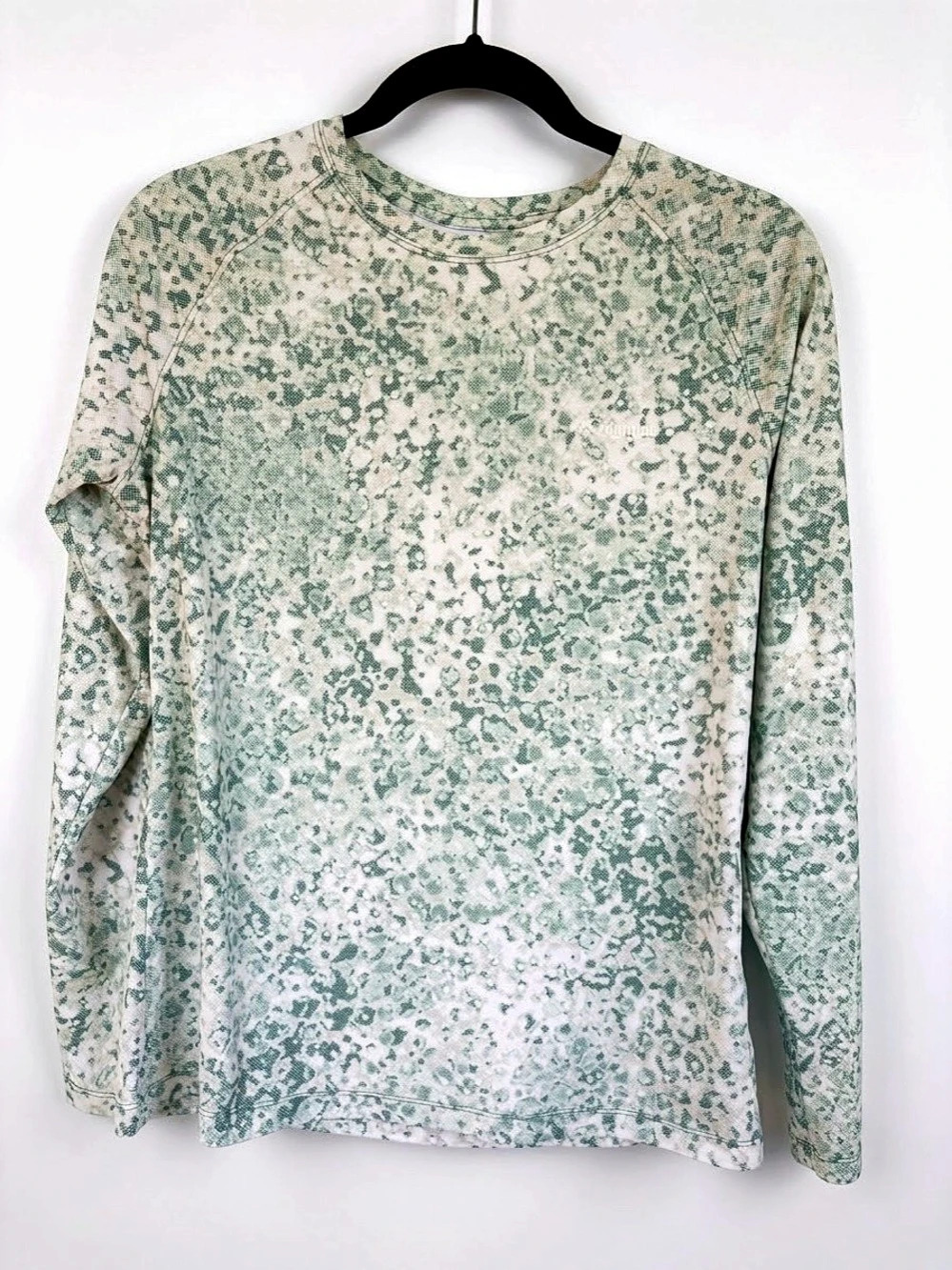 Columbia Women'Small PFG Tidal Deflector Printed Long Sleeve Shirt